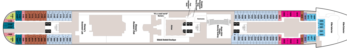 Disney Cruise Line, Disney Dream, Deck 5.png